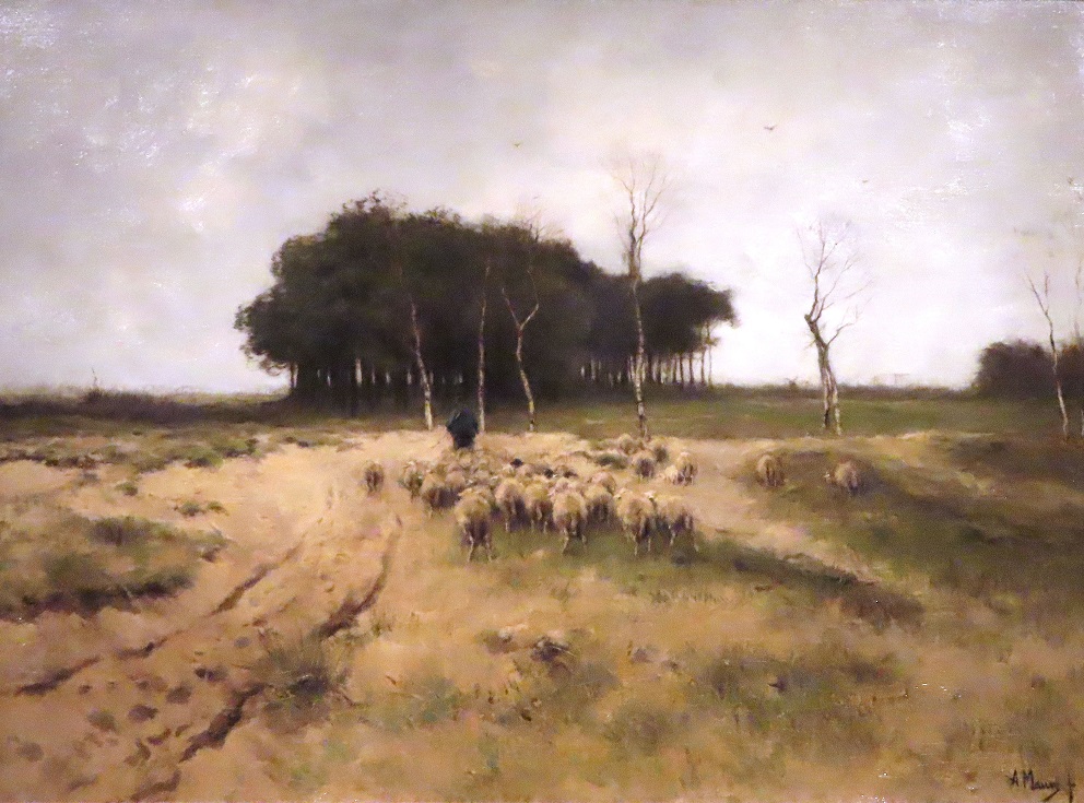 Anton Mauve, schilderij van de Heide bij Laren, 1887, Rijksmuseum Amsterdam